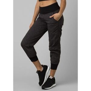 PrAna Summit Jogger Pants Women's Size Small Gray Stretch